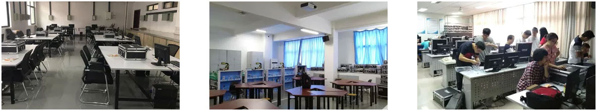 学校用户创新实验室装修案例图、创新实验室、新型创新实验室、人工智能实验室、人工智能与机器人技术实验室、人工智能创新实验室、智能控制与机器人实验室、机械电子创新实验室、智能机器人创新实验室