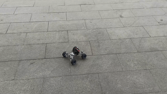 自适应四轮底盘制作、自适应四轮底盘车、自适应底盘、四轮机器人底盘、四轮小车底盘、小车、机器人小车、越野小车、越障小车、差速底盘小车、Arduino Uno、机器人小车设计、四驱底盘、样机方案