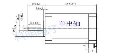 步进电机主视图、电机主视图、42步进电机主视图