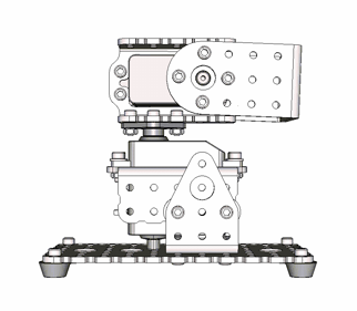 舵机云台、云台、六轴陀螺仪、舵机、云台控制、舵机云台制作、舵机云台组装、舵机控制、舵机关节模组、云台执行器、Arduino Uon