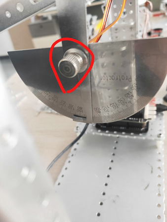 2自由度并联仿生腿、并联仿生腿、2自由度仿生腿、机器人仿生腿、并联机器人仿生腿、开源仿生腿、Arduino Uno、并联舵机、舵机、并联机械腿、量角器、固定量角器