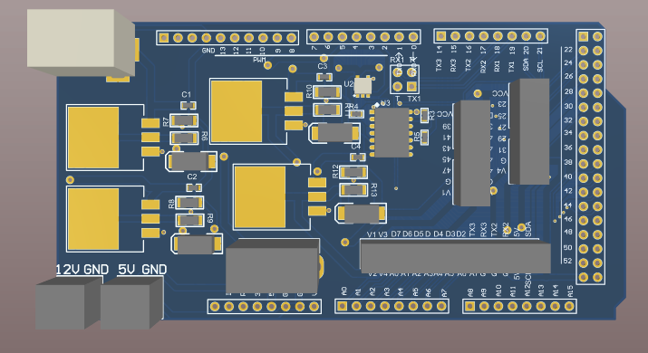 扩展板、mega2560控制板、、机器人制作、机器人开源资料、机器人项目开发、Arduino Uon、电路图、扩展板PCB文件